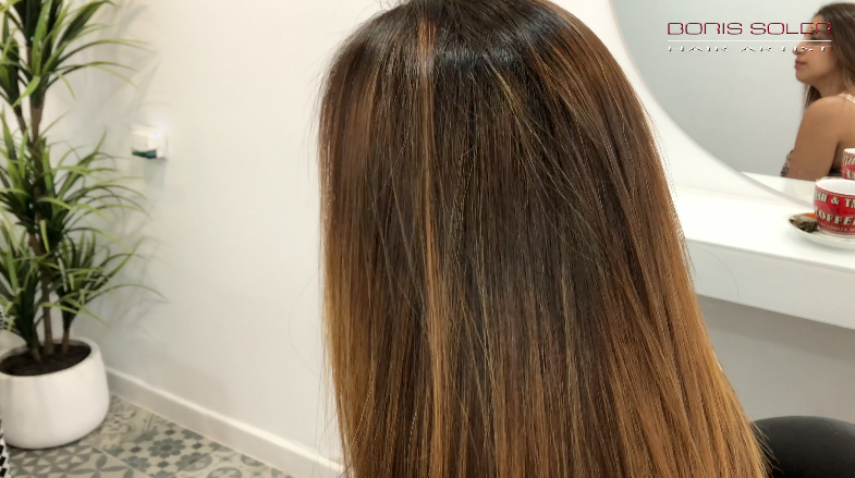 Tratamiento de Keratina en cabello muy rizado