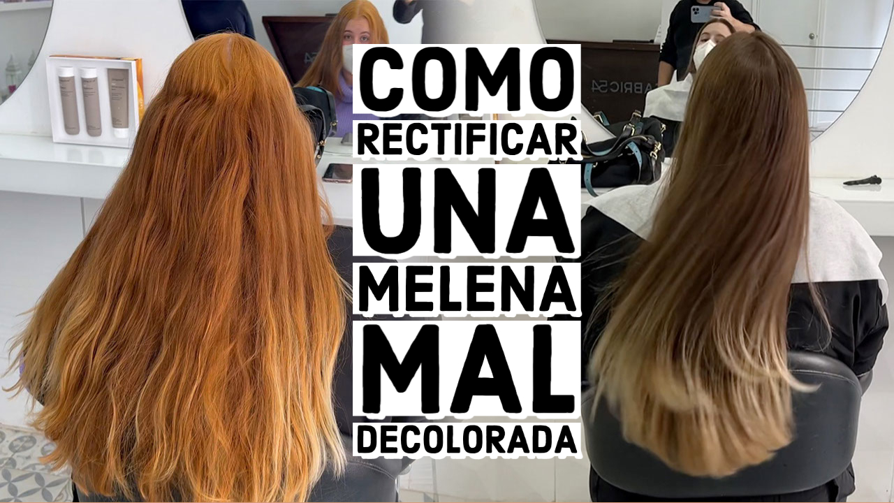 Como Arreglar Un Cabello Mal Decolorado Como rectificar una decoloracion mal desarrollada | Boris Soler
